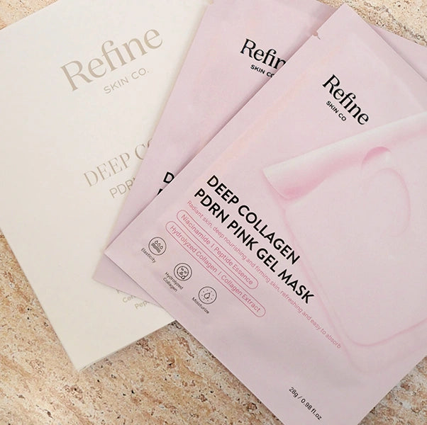 Deep Collagen PDRN Pink Gel Mask (4 Pack)